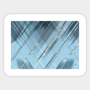 Diagonal stripes background 4 Sticker